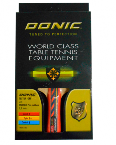������� Donic Testra OFF with Twingo Plus rubbers, 200203